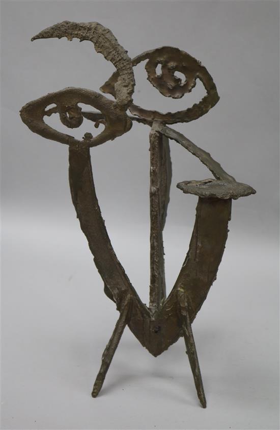 A MH94 bronze abstract sculpture